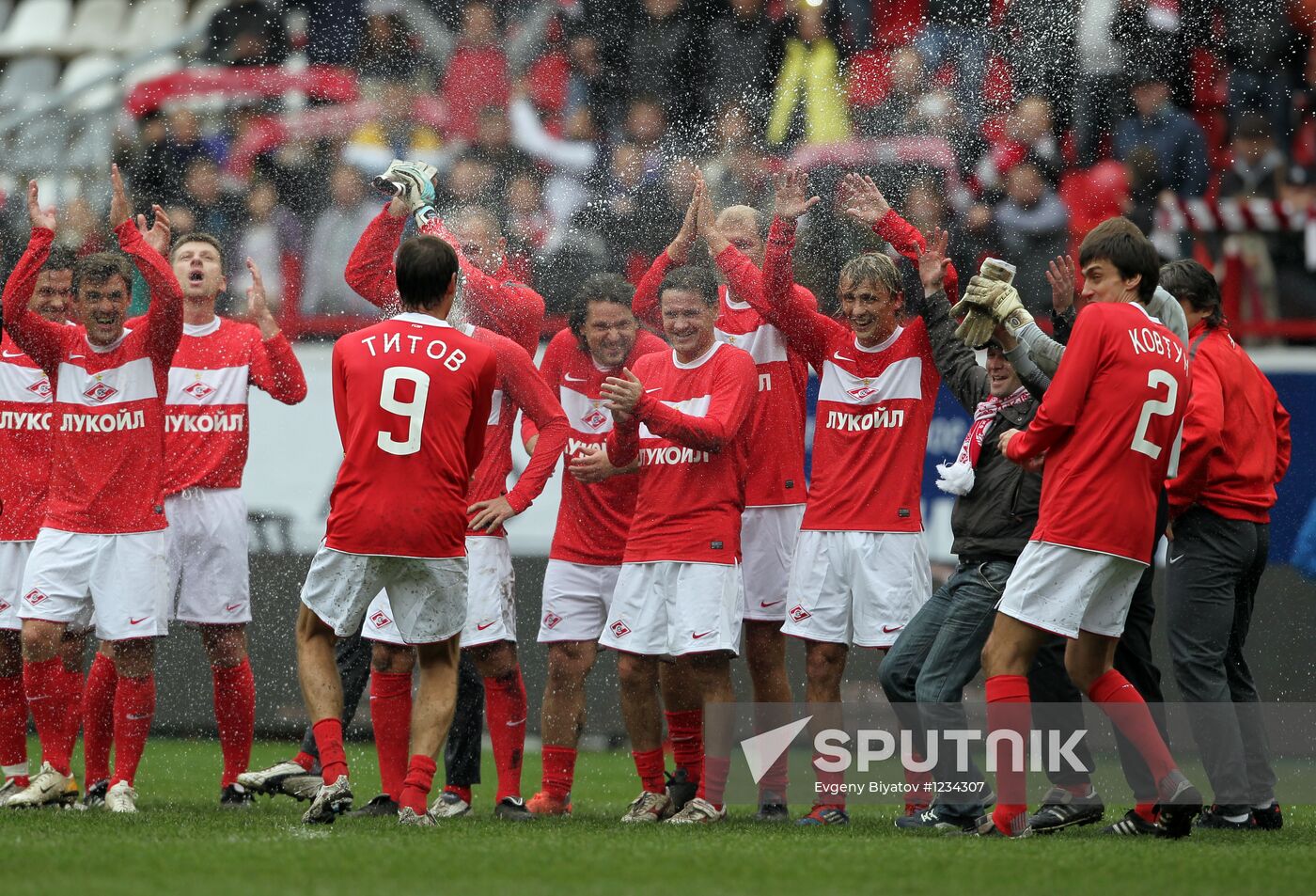 Football. Yegor Titov's farewell game