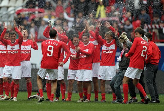 Football. Yegor Titov's farewell game