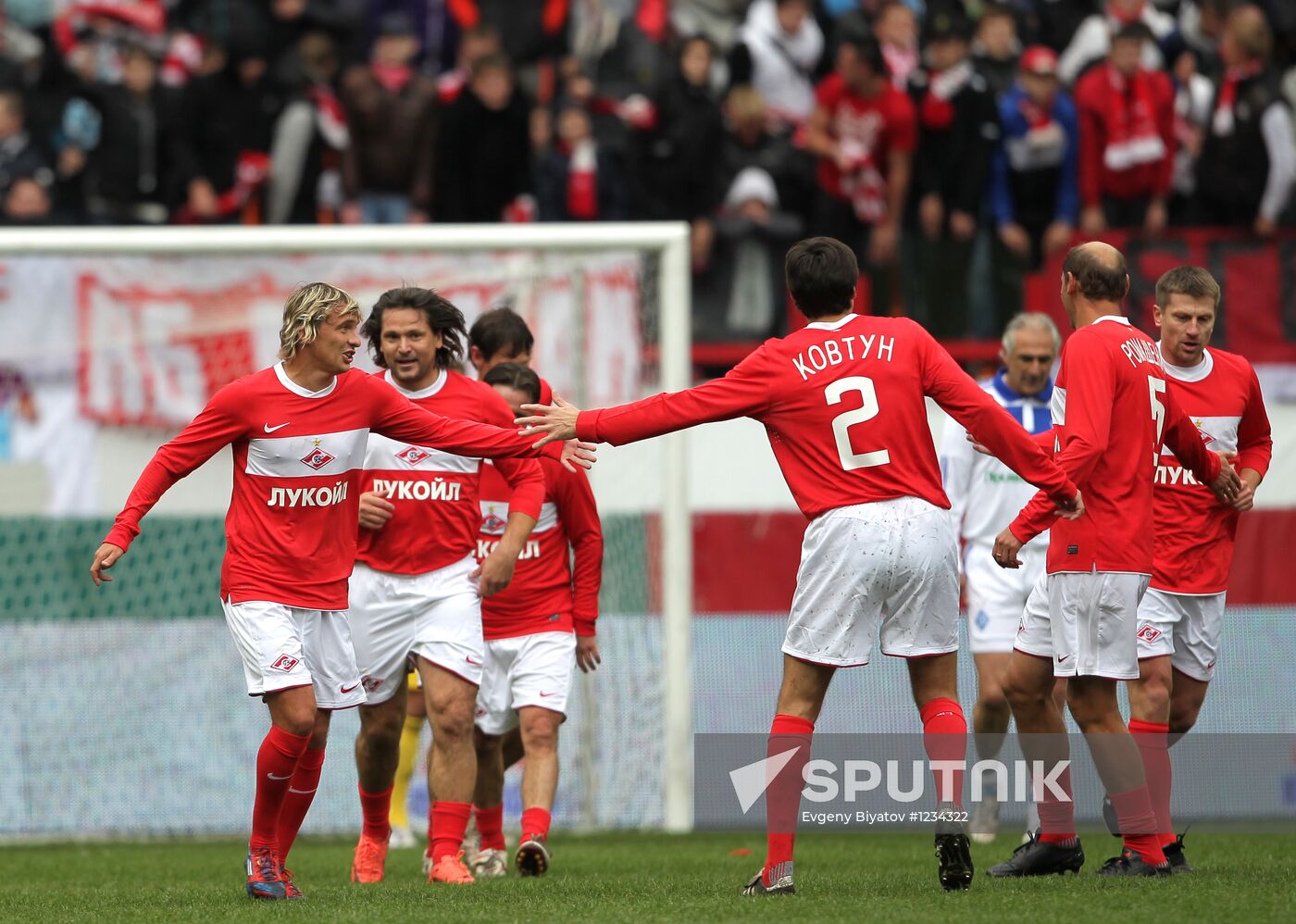 Football. Yegor Titov's farewell game