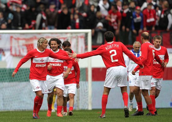 Football. Yegor Titov's farewell game