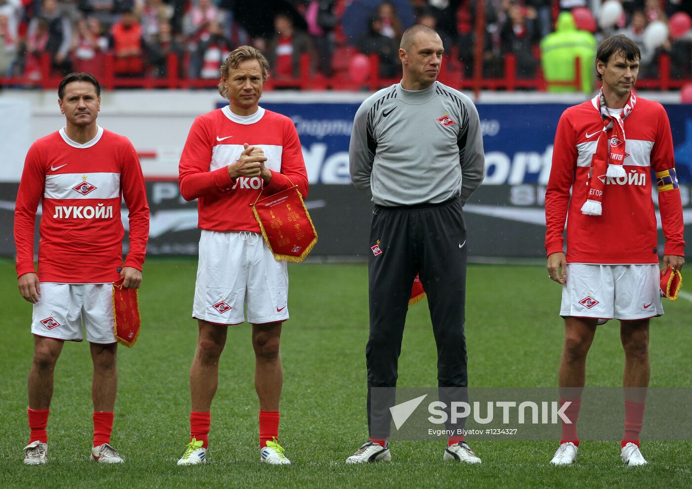 Football. Yegor Titov's farewell game