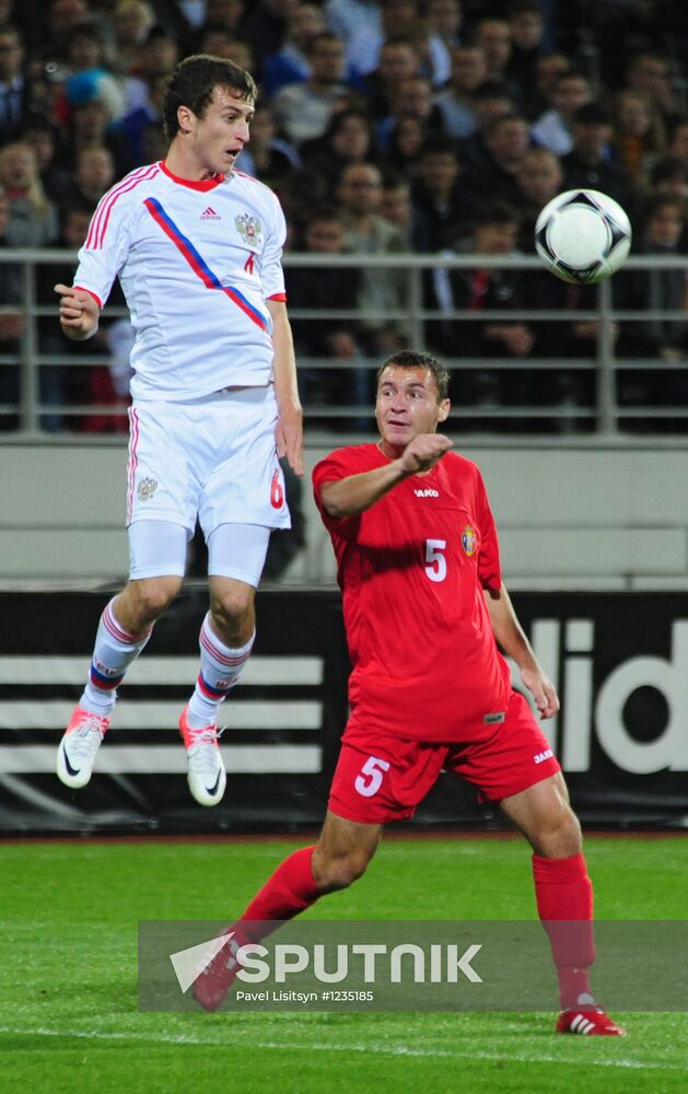 Football. Youth teams match between Russia and Moldova