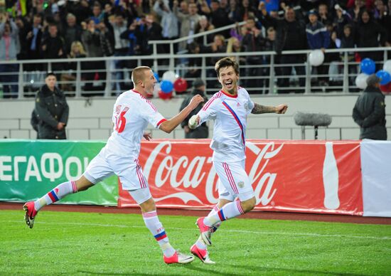 Football. Youth teams match between Russia and Moldova