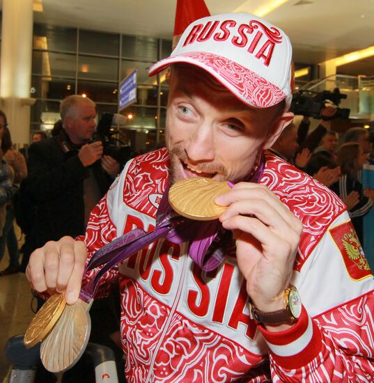 Meeting the Russian team from 14th summer Paralympic Games 2012