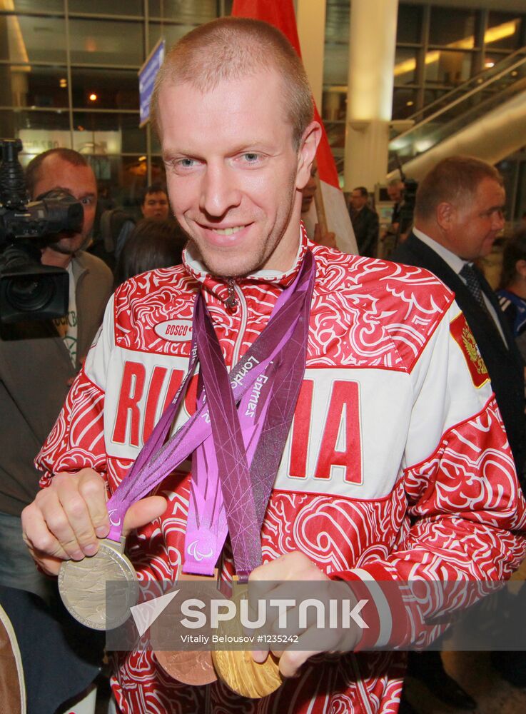 Meeting the Russian team from 14th summer Paralympic Games 2012