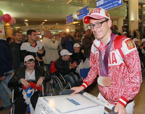 Meeting the Russian team from 14th summer Paralympic Games 2012