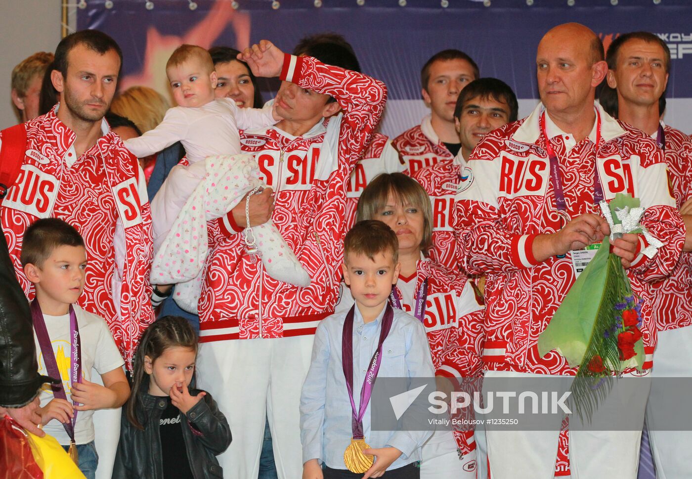 Meeting the Russian team from 14th summer Paralympic Games 2012