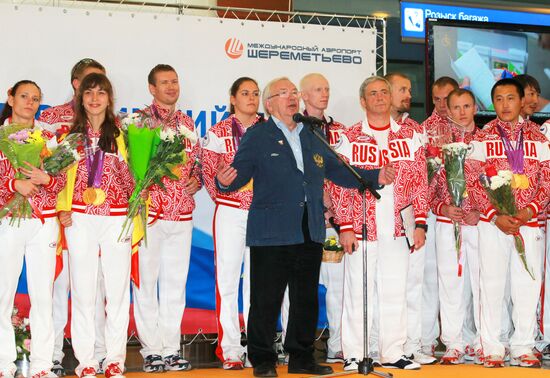 Meeting the Russian team from 14th summer Paralympic Games 2012