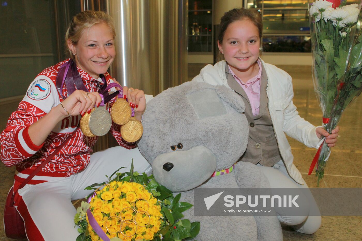 Meeting the Russian team from 14th summer Paralympic Games 2012