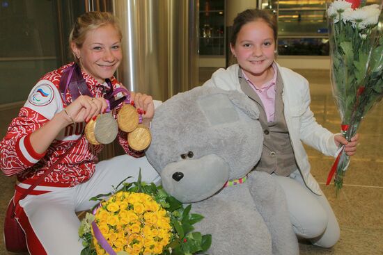Meeting the Russian team from 14th summer Paralympic Games 2012