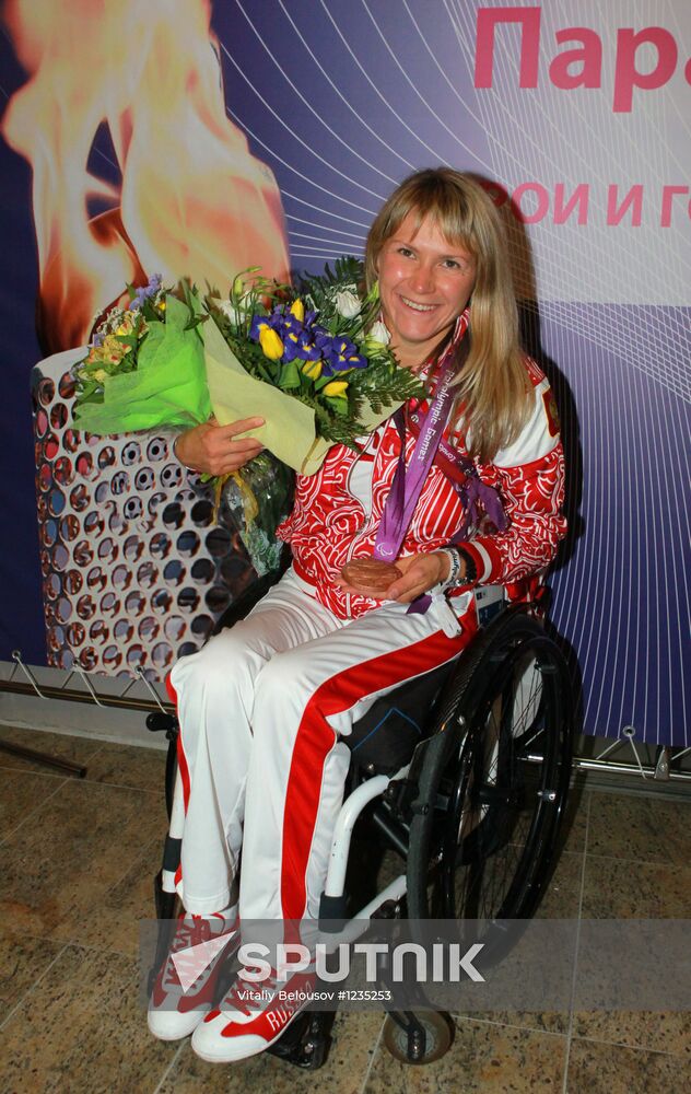 Meeting the Russian team from 14th summer Paralympic Games 2012