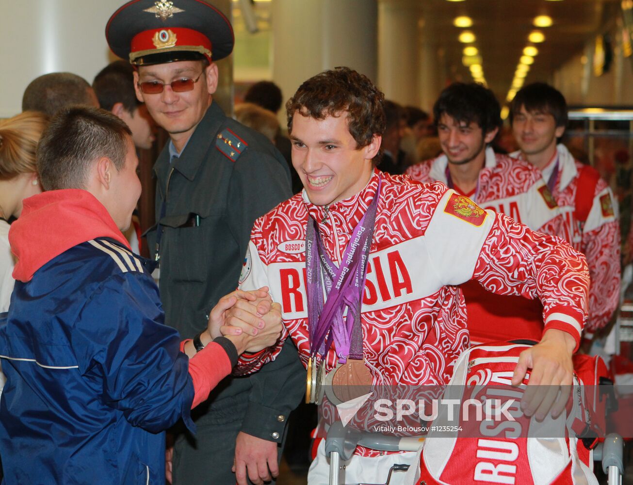 Meeting the Russian team from 14th summer Paralympic Games 2012