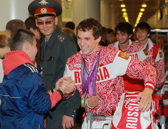Meeting the Russian team from 14th summer Paralympic Games 2012