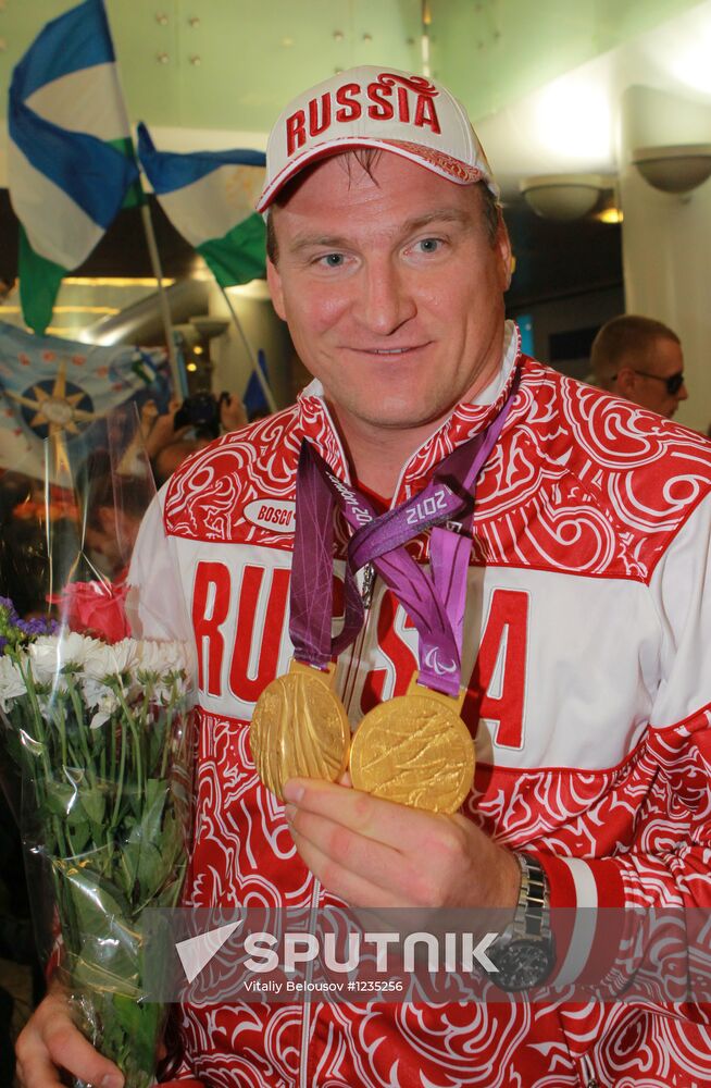 Meeting the Russian team from 14th summer Paralympic Games 2012