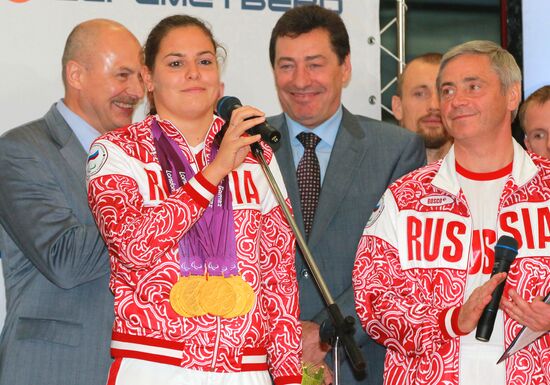 Meeting the Russian team from 14th summer Paralympic Games 2012