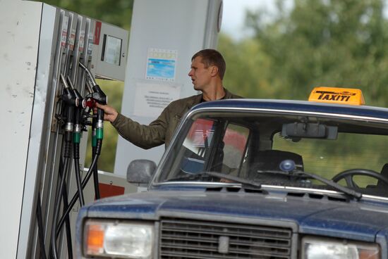Filling stations in Veliky Novgorod.