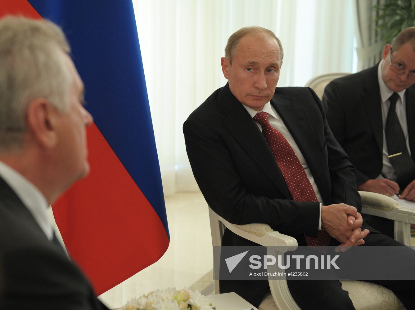 Russian President Vladimir Putin meets his Serbian counterpart
