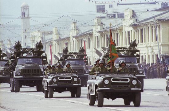 Military parade in Afghanistan