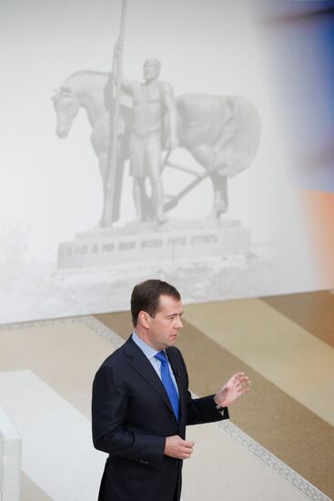 Dmitry Medvedev on a working visit to Penza Region