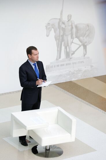 Dmitry Medvedev on a working visit to Penza Region