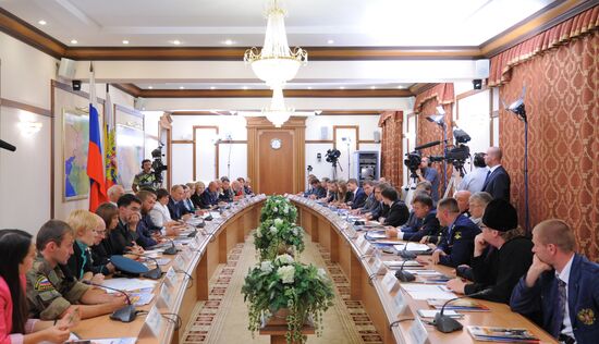 Vladimir Putin meets with public in Krasnodar