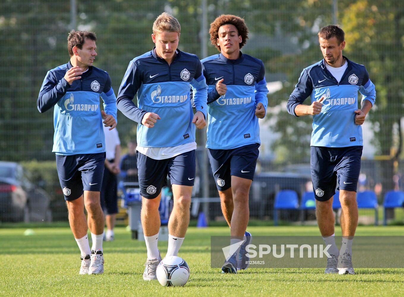 Football. FC Zenit training session