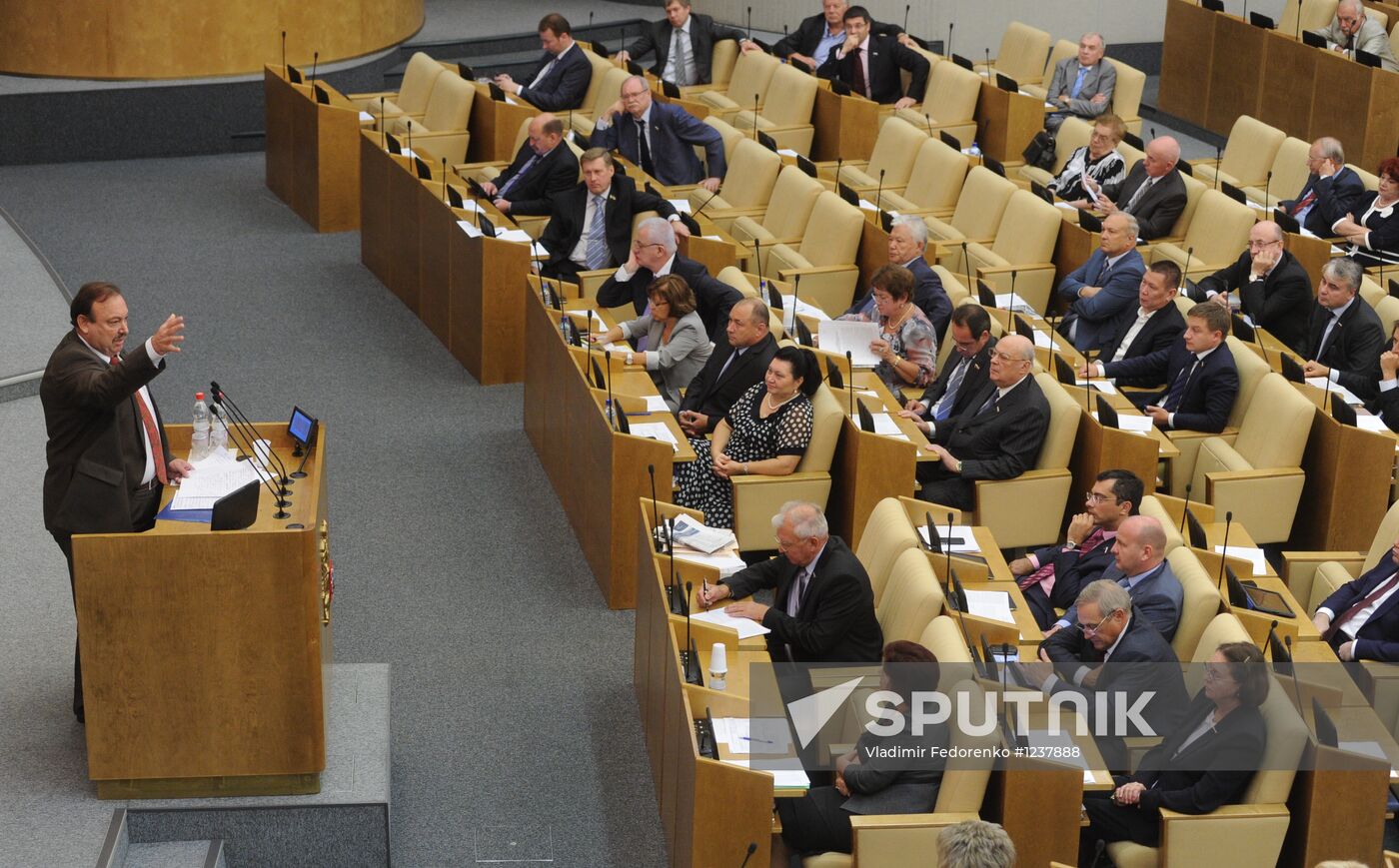 State Duma plenary session