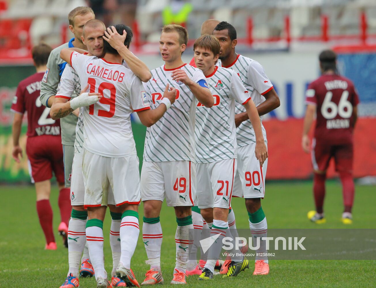 Football. RFPL. Lokomotiv vs. Rubin