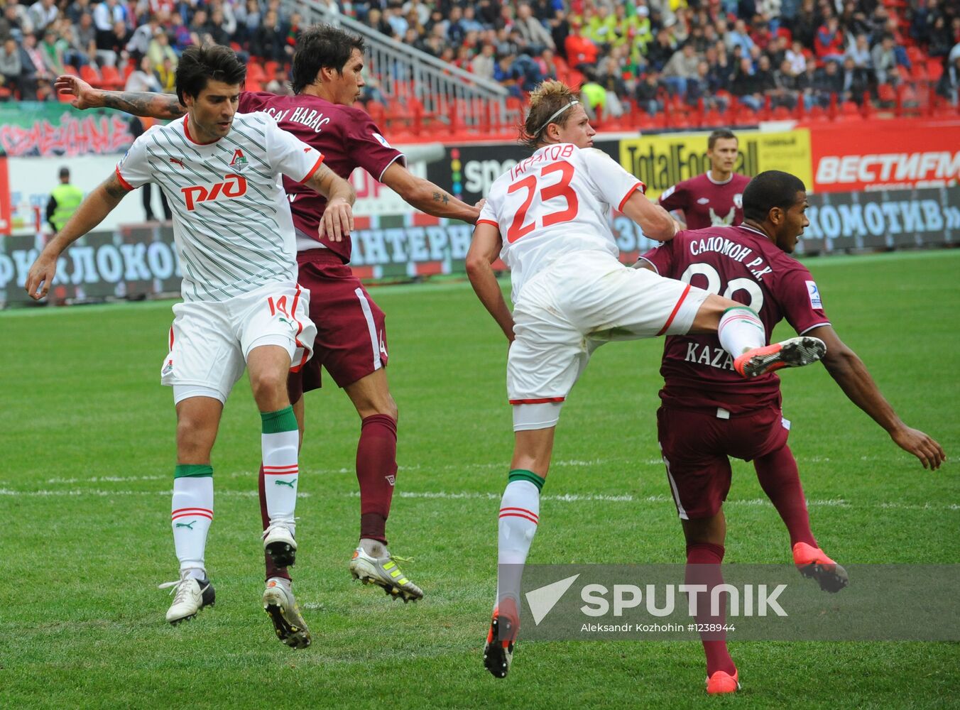 Football. RFPL. Lokomotiv vs. Rubin