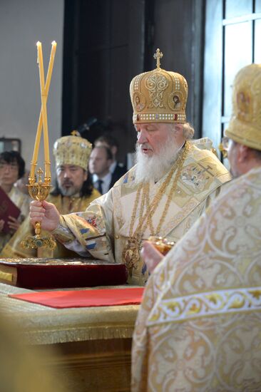 Patriarch of Moscow and All Russia Kirill visits Japan