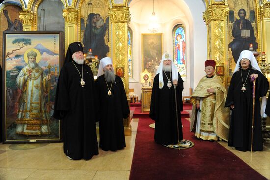 Patriarch of Moscow and All Russia Kirill visits Japan