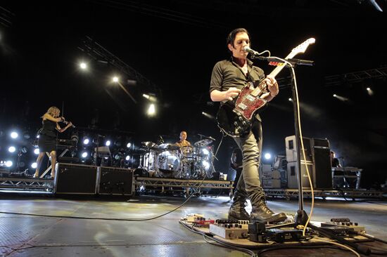 Placebo give concert in St.Petersburg