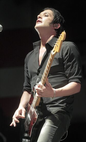 Placebo give concert in St.Petersburg