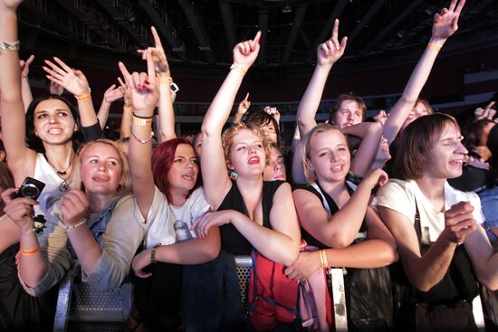 Placebo give concert in St.Petersburg