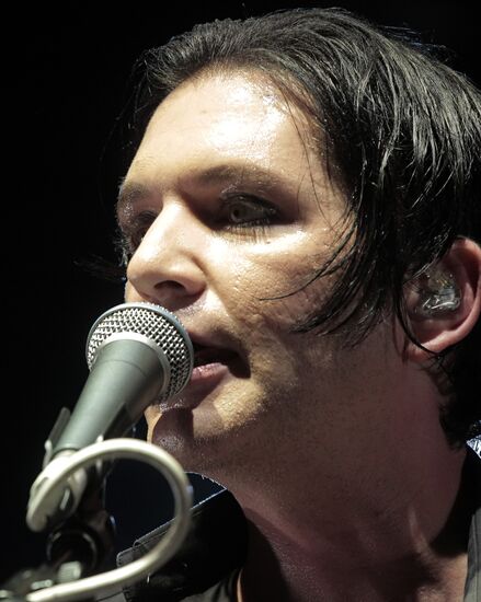Placebo give concert in St.Petersburg