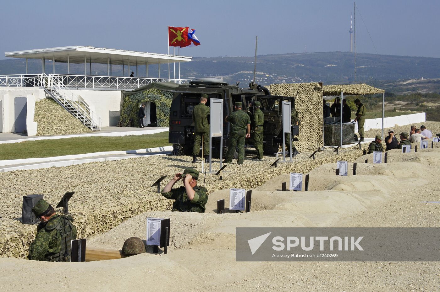 First stage of Kavkaz-2012 exercises on Rajewski training ground
