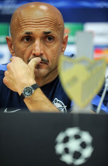 FC Zenit's head coach Luciano Spalletti's news conference
