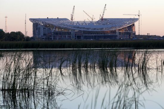 45-thousand seating capacity stadium being built in Kazan