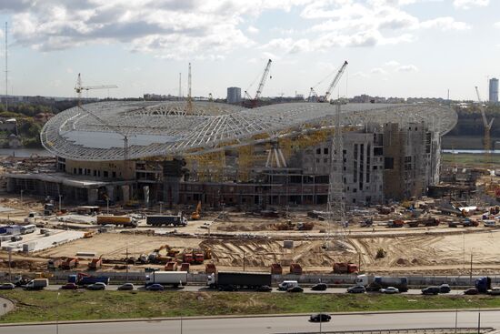 45-thousand seating capacity stadium being built in Kazan