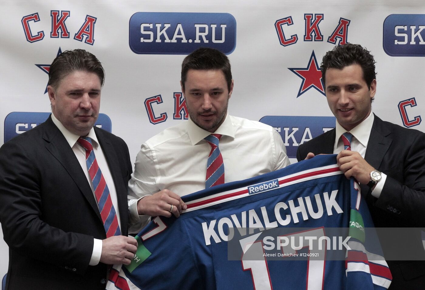 Hockey. SKA introduces it's new player Ilya Kovalchuk