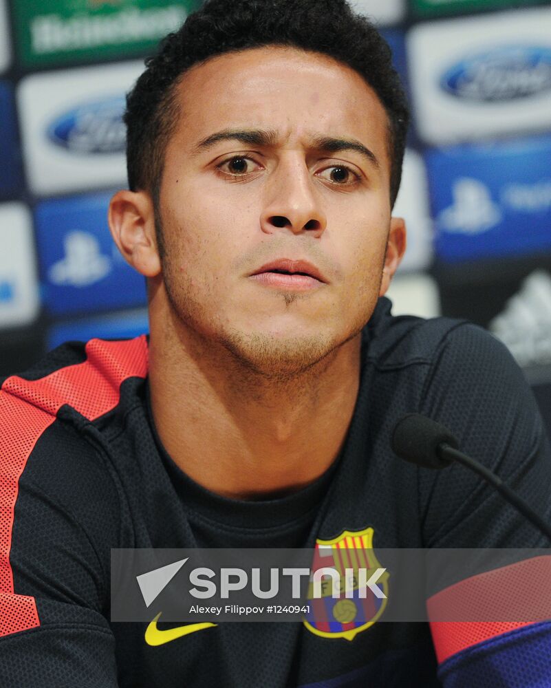FC Barcelona midfielder Thiago Alcantara