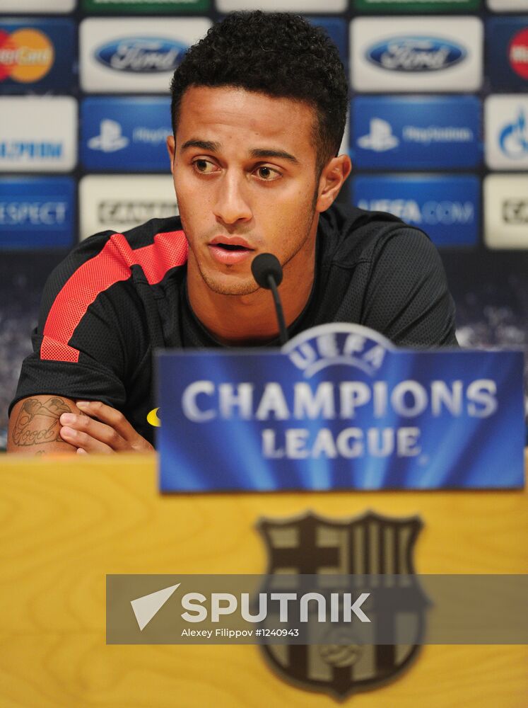 FC Barcelona midfielder Thiago Alcantara