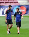 Football. FC Barcelona training session