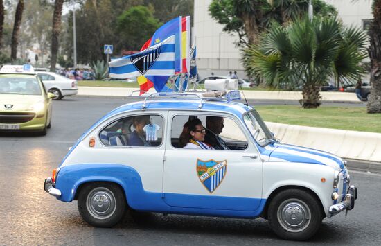 Football. Champions League. Malaga vs. Zenit