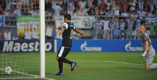 Football. Champions League. Malaga vs. Zenit