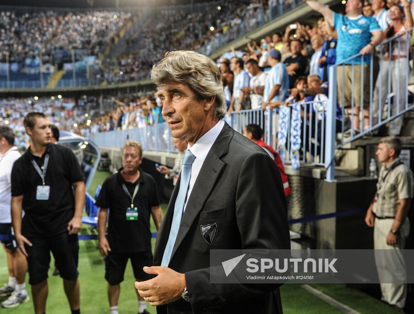 Football. Champions League. Malaga vs. Zenit