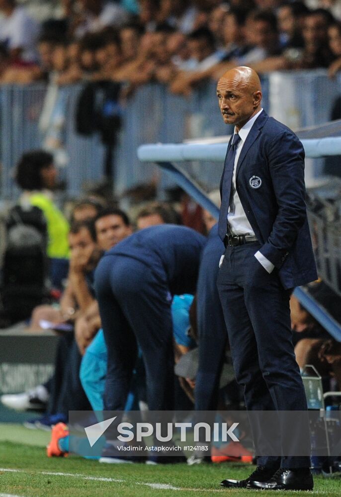 Football. Champions League. Malaga vs. Zenit