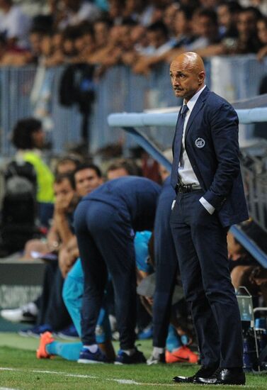Football. Champions League. Malaga vs. Zenit