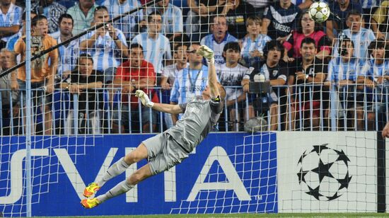 Football. Champions League. Malaga vs. Zenit
