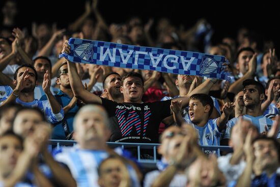 Football. Champions League. Malaga vs. Zenit